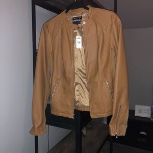 Express Faux Leather Jacket - new with tags